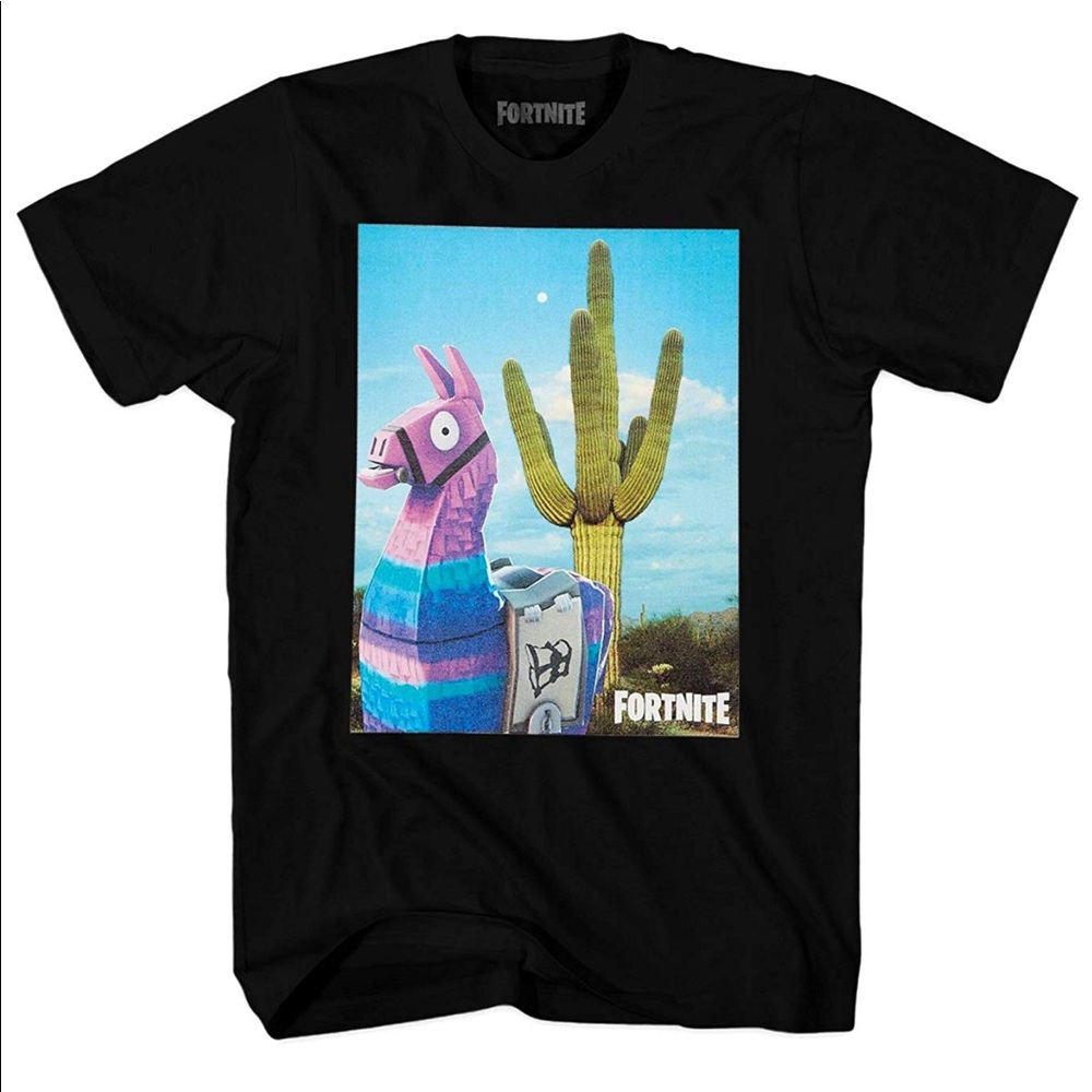 Fortnite loot lamas cactus t-shirt men’s